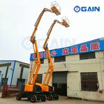 Articulated Arm Lift Factory - OEM Self-propelled Arc-shaped Lift Basket