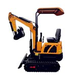 Crawler Excavator Factory - OEM Small 1 Ton Model with Engine 1Y Warranty