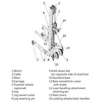 Manual Lift Factory - OEM Aluminum Alloy Exhibition Construction Elevator