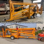Trailer Boom Lift Manufacturer - OEM 8-14M Mobile Hydraulic Battery Articulated