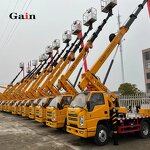 Aerial Work Vehicle Factory - OEM Diesel New Type Bucket Truck Crane