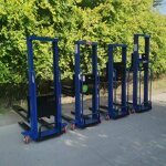 Electric Pallet Stacker Manufacturer - OEM Self Loading 1-ton Manual Push