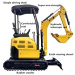 Small Excavator Manufacturer - OEM 1.2-ton Hydraulic with Air Conditioning