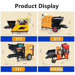 Cement Mortar Spraying Machine Manufacturer - OEM Electric Diesel Multi Functional