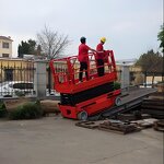 Electric Scissor Lift Factory - OEM Automatic Walking 6-14m Self-propelled