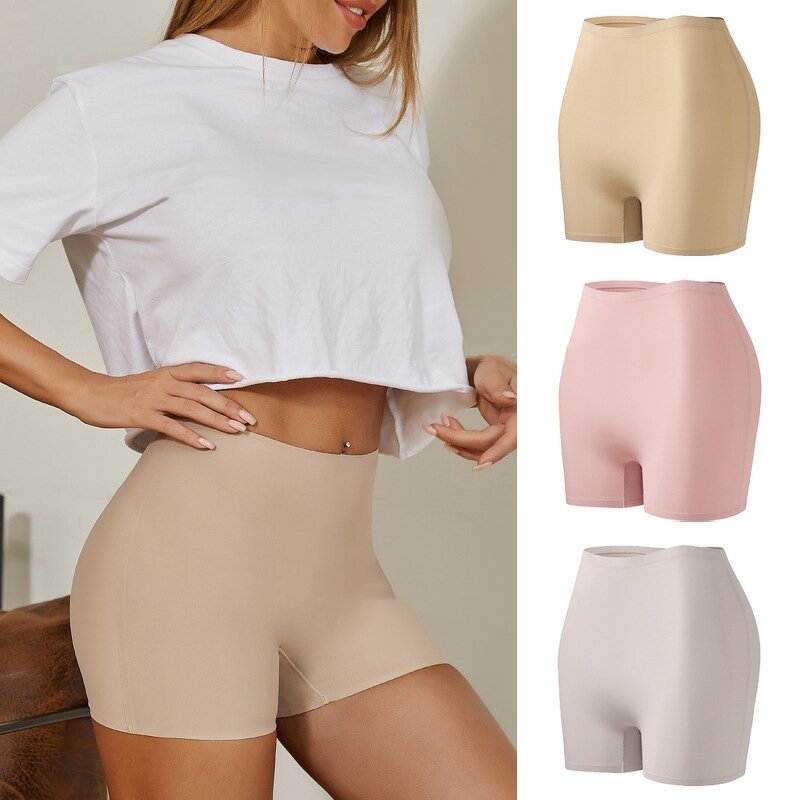 Women's Briefs Factory - OEM/ODM Custom Mid-Waist Solid Colors Boy Shorts