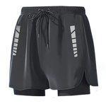 Swim Trunks Factory - OEM/ODM Double-Layer Quick-Dry Hot Spring Board