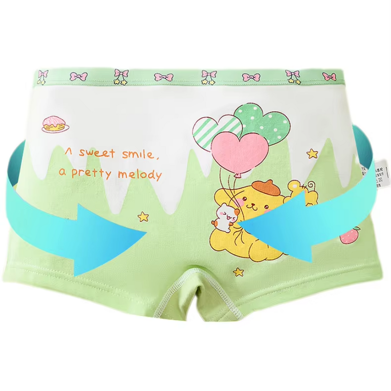 Girls Panties Factory - 4PCS Wholesale Kuromi Cute Baby Soft Teenagers