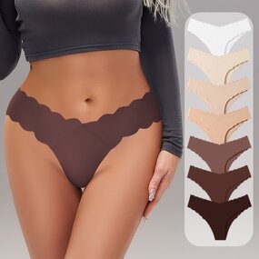 Women's Panties Factory - Wholesale Low-Waist Plus Size Quick Dry Solid