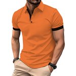 Polo Shirt Factory - Wholesale Men's Casual Solid Color Button Neck
