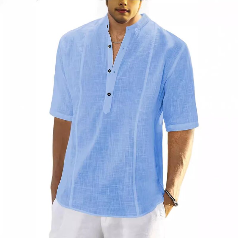Men's Shirt Factory - OEM/ODM Custom Casual Haft Sleeve Woven Cotton