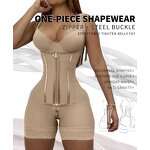 Shapewear Bodysuit Factory - OEM/ODM Zipper Thin Waist Elasticity Lift