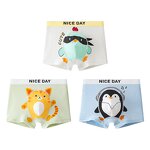 Boys Boxer Briefs Factory - 3Pcs Anti-Static Carton Modal Comfortable Soft