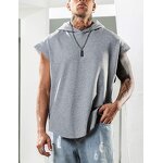 Pullover Top Factory - OEM/ODM Custom Summer Sports Sleeveless Hooded