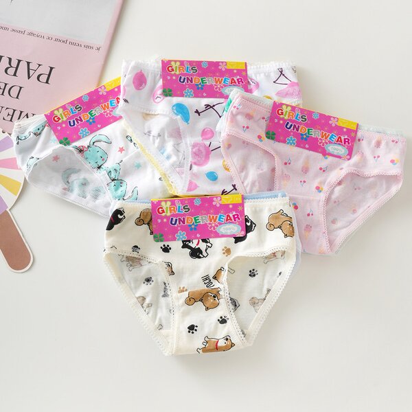Girls Panties Factory - Wholesale Cotton Soft Cute Breathable Teenagers