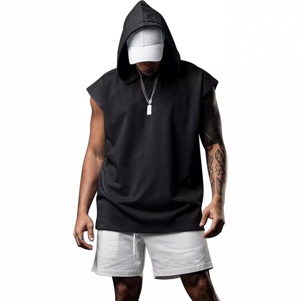 Pullover Top Factory - OEM/ODM Custom Summer Sports Sleeveless Hooded