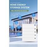 Stackable ESS Factory - OEM 51.2V 100AH 5.12kw Inverter Battery Solar