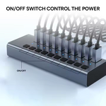 USB Hub Manufacturer - OEM 7 Ports 3.0 5Gbps Extension Docking LED