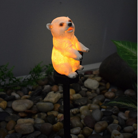 Solar Lawn Light Factory - OEM Teddy Bear Resin Crafts Plug-In
