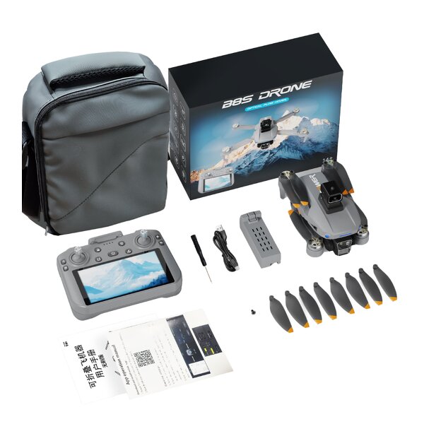 GPS Drone Factory - OEM B8S 4K Camera Foldable Brushless 3KM Transmission