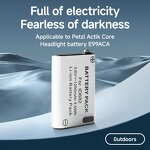 Headlamp Battery Factory - OEM Petzl E99ACA Type-C 1250mAh ACTIK Compatible
