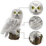 Solar Lawn Light Factory - OEM Owl Decorative Resin LED Stake