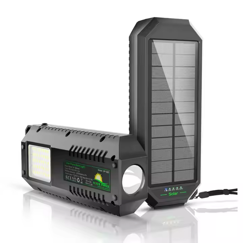 Portable Power Bank Factory - OEM Solar Waterproof 20000 Mah Fast Charging