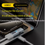 USB C Adapter Manufacturer - OEM OTG One in Two PD100W 10Gbps Fast Charging