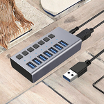 USB Hub Factory - OEM Custom 7 Port 3.1 Splitter with Power Supply