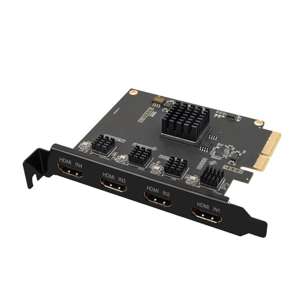 Video Capture Card Manufacturer - OEM Specialty Pcie 4 4HDMI Stage Party