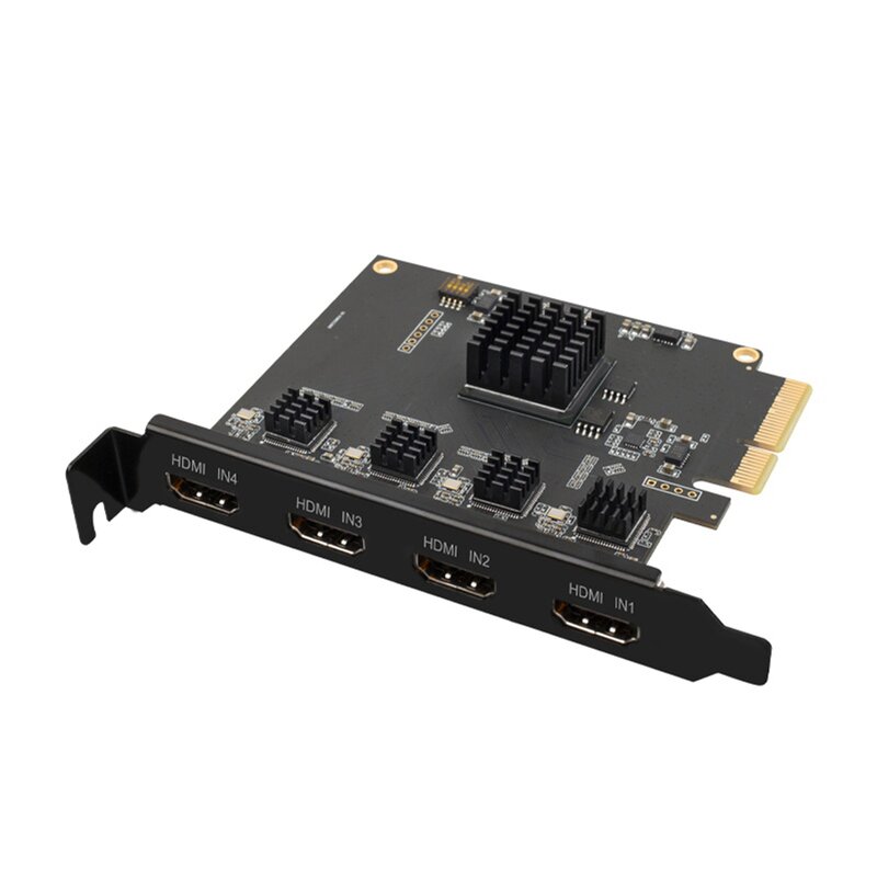 Video Capture Card Manufacturer - OEM Specialty Pcie 4 4HDMI Stage Party