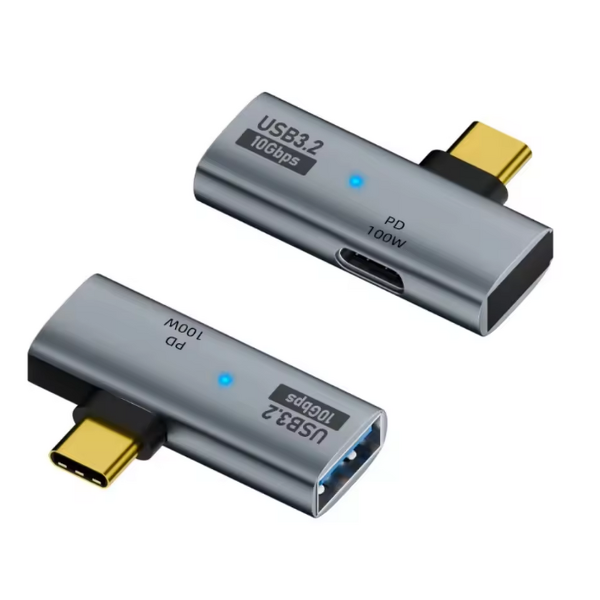 USB C Converter Factory - OEM 2 in 1 PD 100W OTG 10Gbps Data Transmission