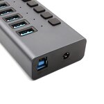 USB Hub Manufacturer - OEM 3.0 5Gbps 16 Port 12v Charging with Switch