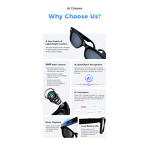 AI Smart Glasses Factory - M01 PRO Translation Video Record Camera BT Call