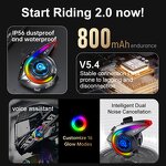 Motorcycle Helmet Headset Factory - Y21 High Quality Color Lighting Effect