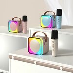 Mini Karaoke Speaker Factory - New P8 Microphone LED Bulb Portable Subwoofer