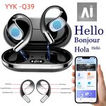 AI Sports Earphones Factory - OEM/ODM Two-Way Translator HD Sound Smart Screen