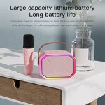 Portable Karaoke Speaker Factory - Best Gift LED Mini with 2 Wireless Mics