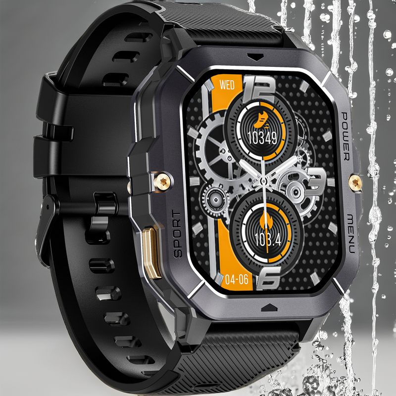 Smart Watch Factory - OEM C28 Outdoor Waterproof Silicone Gel Band Call