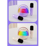 USB BT Karaoke Speaker Factory - New P9 Dual Microphones RGB LED Mini