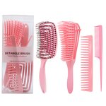 Plastic Comb Set Manufacturer - OEM 4pcs Barber Accessories Massage Comb
