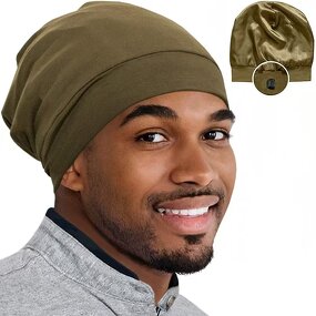 Sleep Cap Manufacturer - OEM Satin Silk Lined Soft Chemo Slouch Bonnet