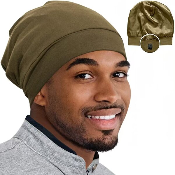Sleep Cap Manufacturer - OEM Satin Silk Lined Soft Chemo Slouch Bonnet