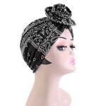 Women Turban Manufacturer - OEM Wholesale Amoeba Pattern Knotted Headscarf