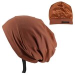 Sleep Cap Manufacturer - OEM Satin Silk Lined Soft Chemo Slouch Bonnet