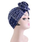 Women Turban Manufacturer - OEM Wholesale Amoeba Pattern Knotted Headscarf