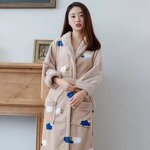 Bathrobe Manufacturer - OEM Printed Coral Fleece
