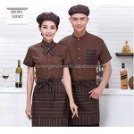 Waiter Uniform Manufacturer - OEM Hotel Restaurant Cafe Overalls Unisex