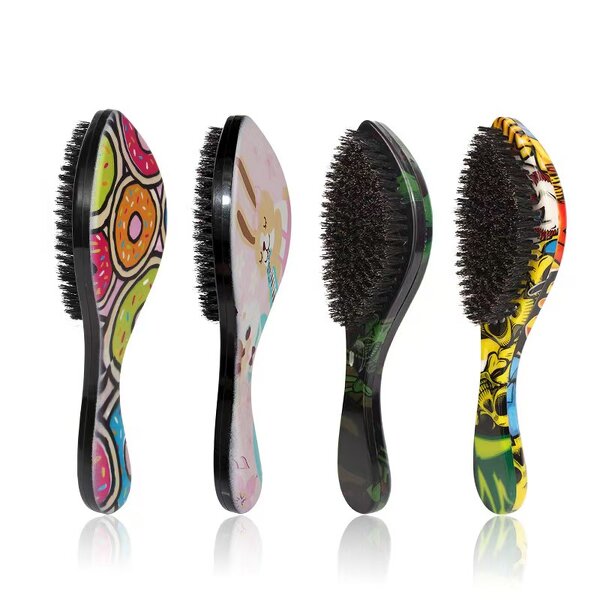 Beard Brush Manufacturer - OEM Bristle Curved Styling Hair Care Clean Brush
