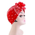 Women Turban Manufacturer - OEM Wholesale Amoeba Pattern Knotted Headscarf